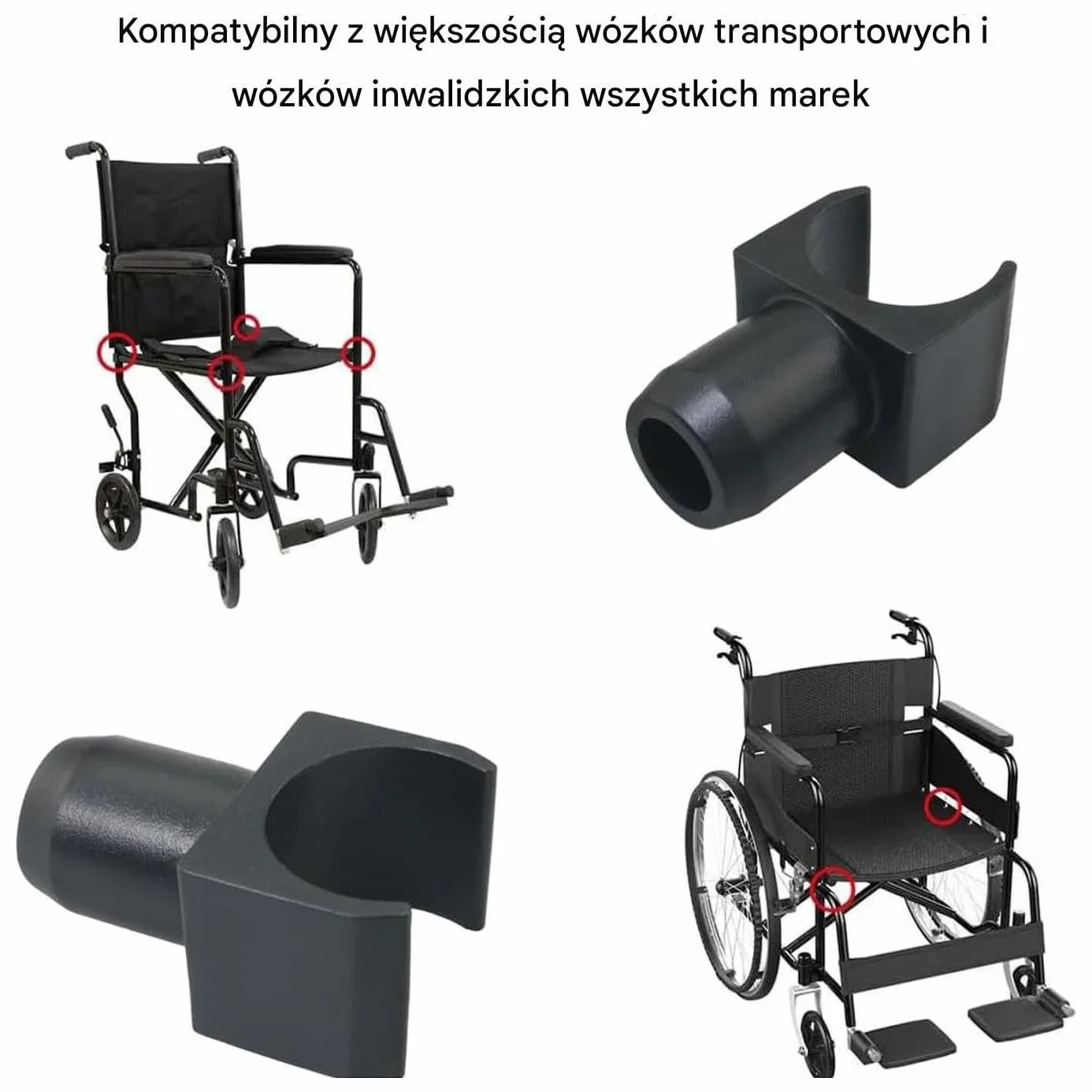 Szyna Siedziska Do Wózków Inwalidzkich | 4 Sztuki Części Zamiennych Do Wózków Inwalidzkich,Suwak Wspomagający Kształcie U Do Konserwacji Podróży