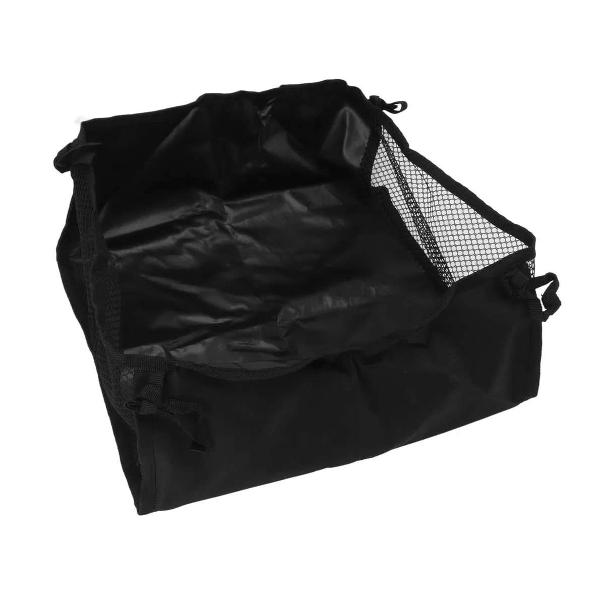Torba Pod Wózek Inwalidzki 600D z Tkaniny Oxford Ruchomy Kosz Pod Siedzeniem do Wózka Rollator Walker w Kolorze Czarnym
