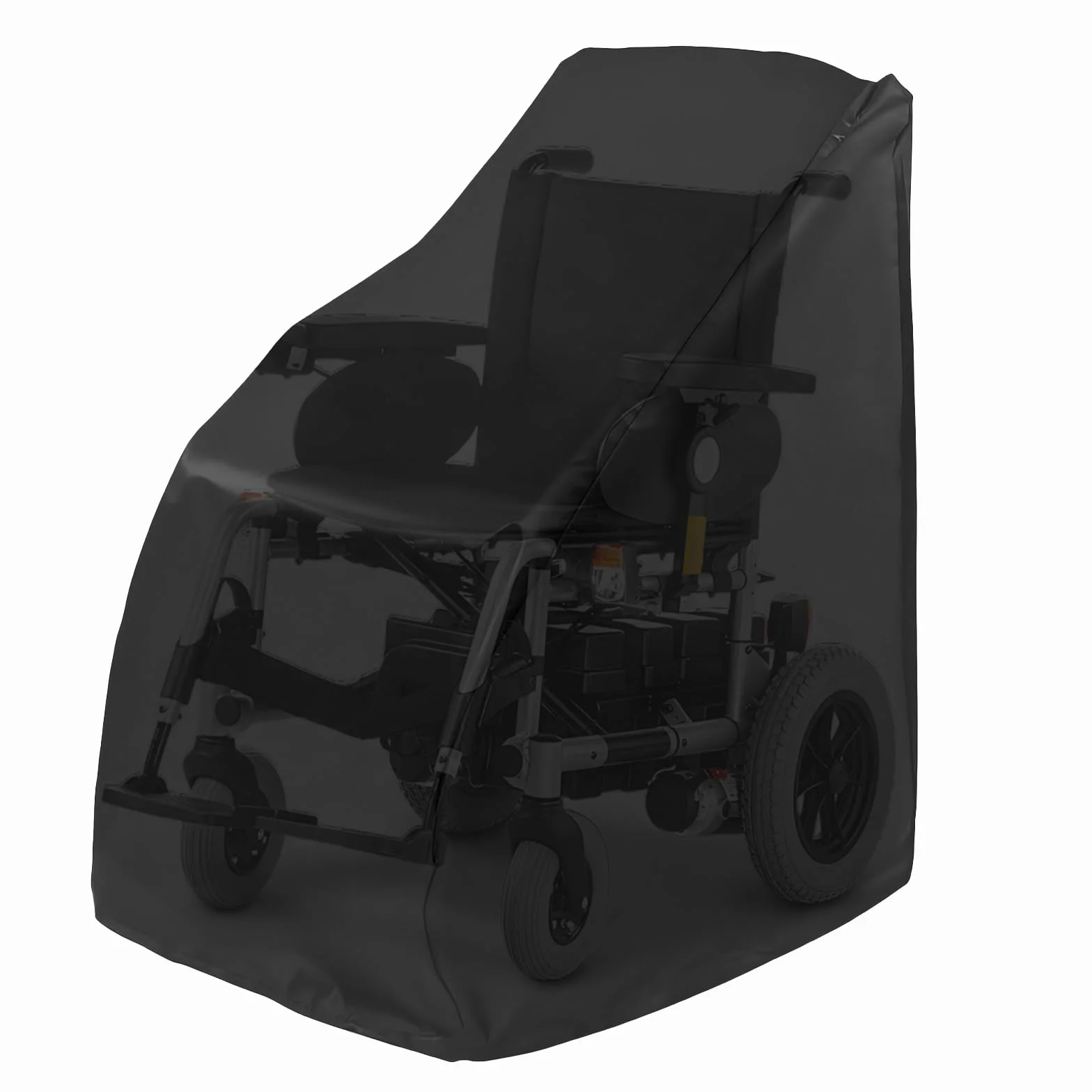 Pokrowiec przeciwdeszczowy na wózek inwalidzki, wodoodporna osłona ochronna 115x65x90cm z tkaniny Oxford, składana i odporna na warunki atmosferyczne dla chodzika, hulajnogi, elektromobilu, opieki nad