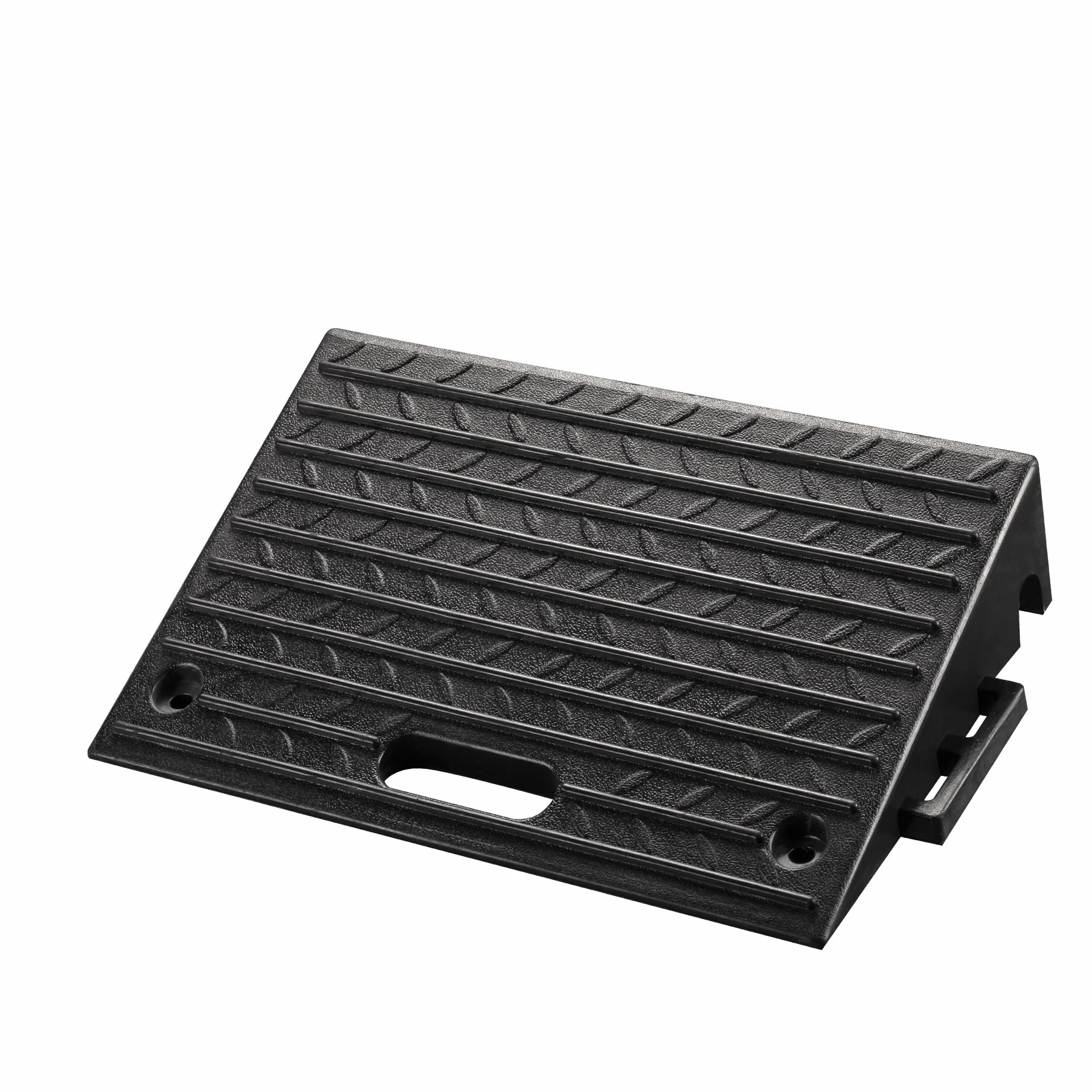 Wiltec Rampa krawężnikowa o wymiarach 500 x 315 x 107 mm do 50 t z gumy, modułowa rampa podjazdowa dla wózków inwalidzkich i samochodów