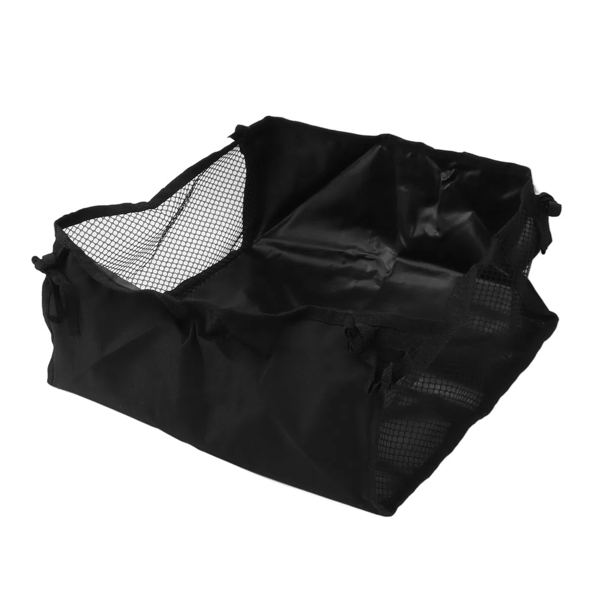 Torba Pod Wózek Inwalidzki 600D z Tkaniny Oxford Ruchomy Kosz Pod Siedzeniem do Wózka Rollator Walker w Kolorze Czarnym