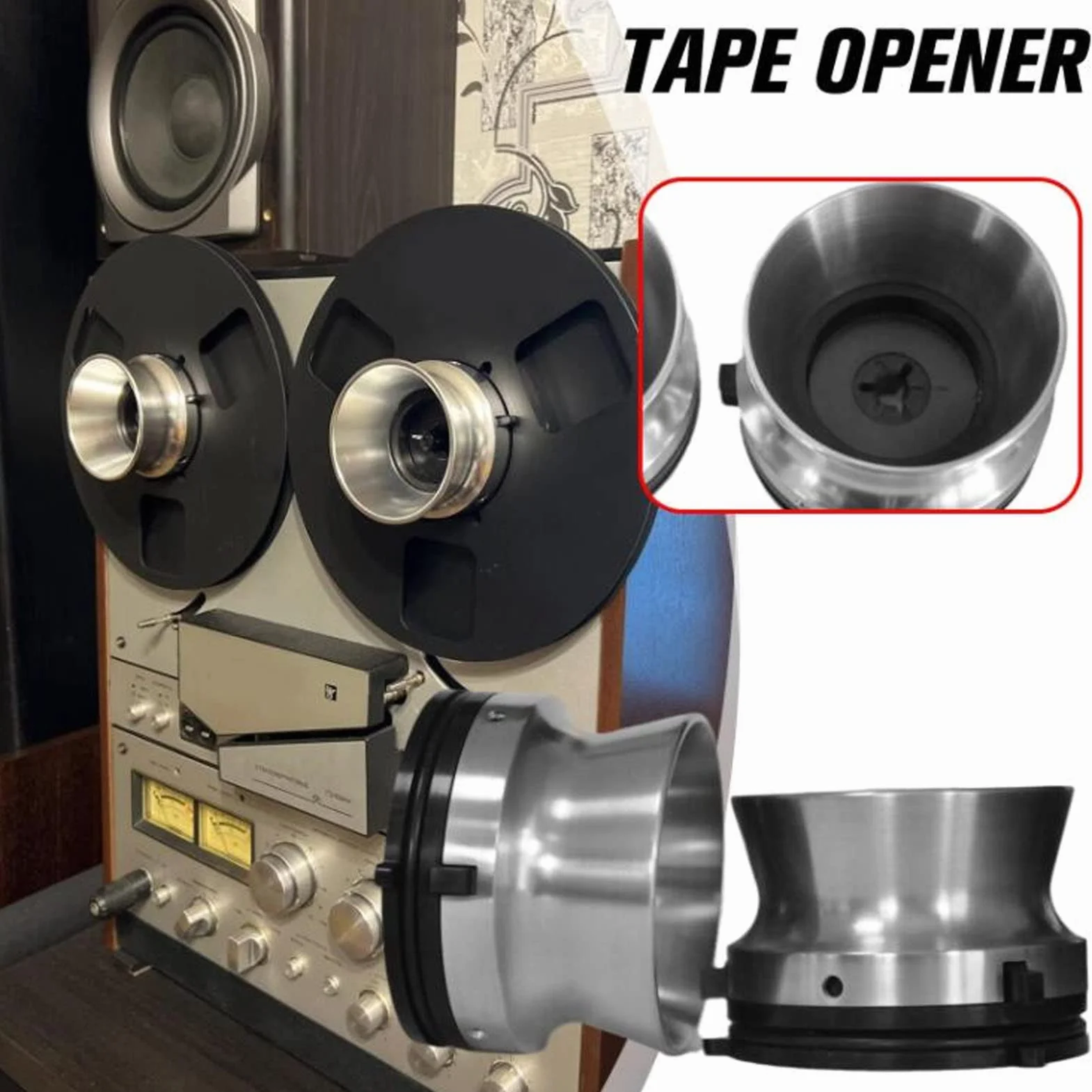 1 para 10-calowy Otwieracz do Studer , Adaptery Piasty NAB Odpowiednie do Studer , do Akai, do itp., Łatwy w instalacji.