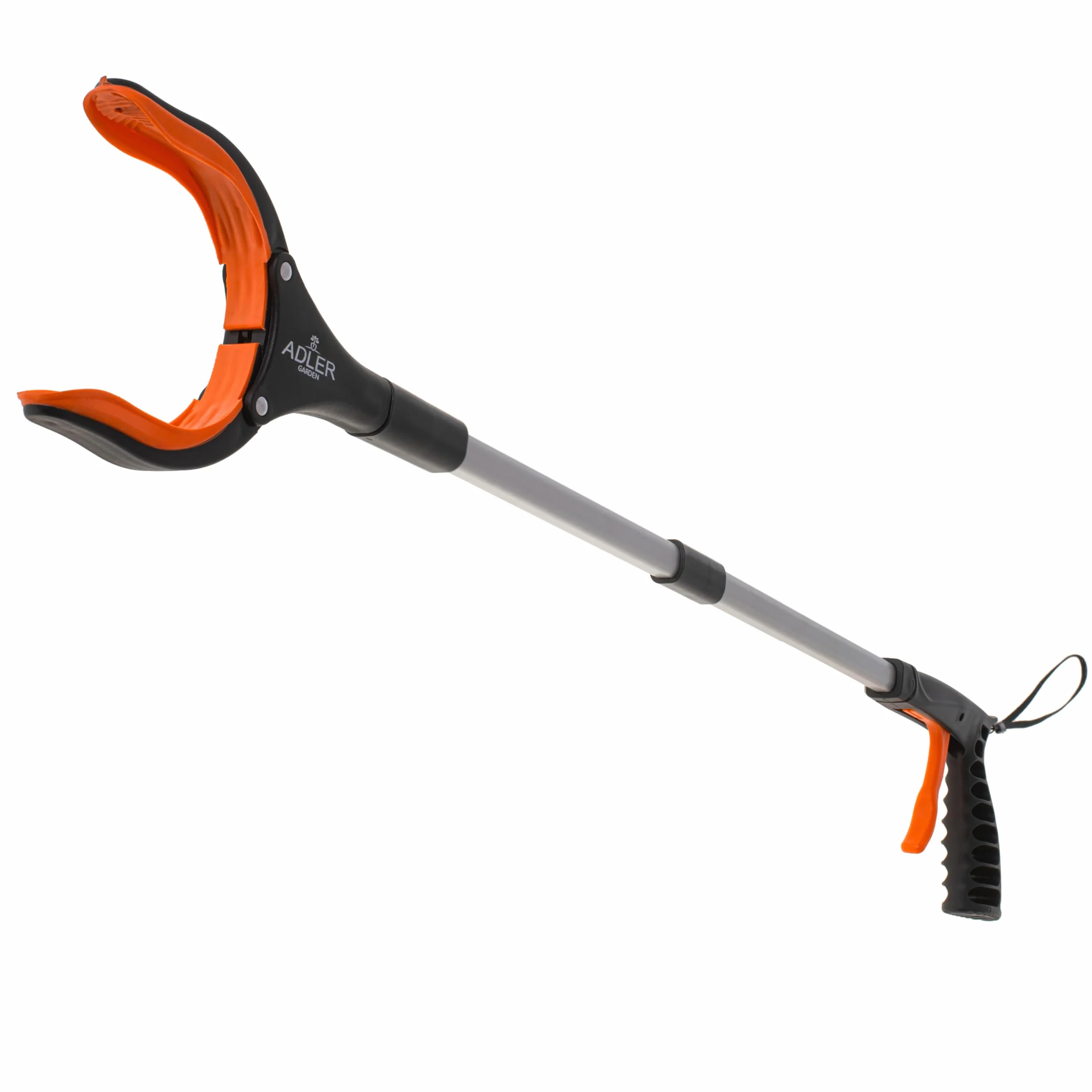 ADLER EUROPE Szczypce chwytające, 81 cm, aluminiowe szczypce chwytakowe dla osób starszych, pomoc w chwytaniu, podnoszeniu, zbieraniu odpadów, usprawnienie dla osób niepełnosprawnych, AD6804