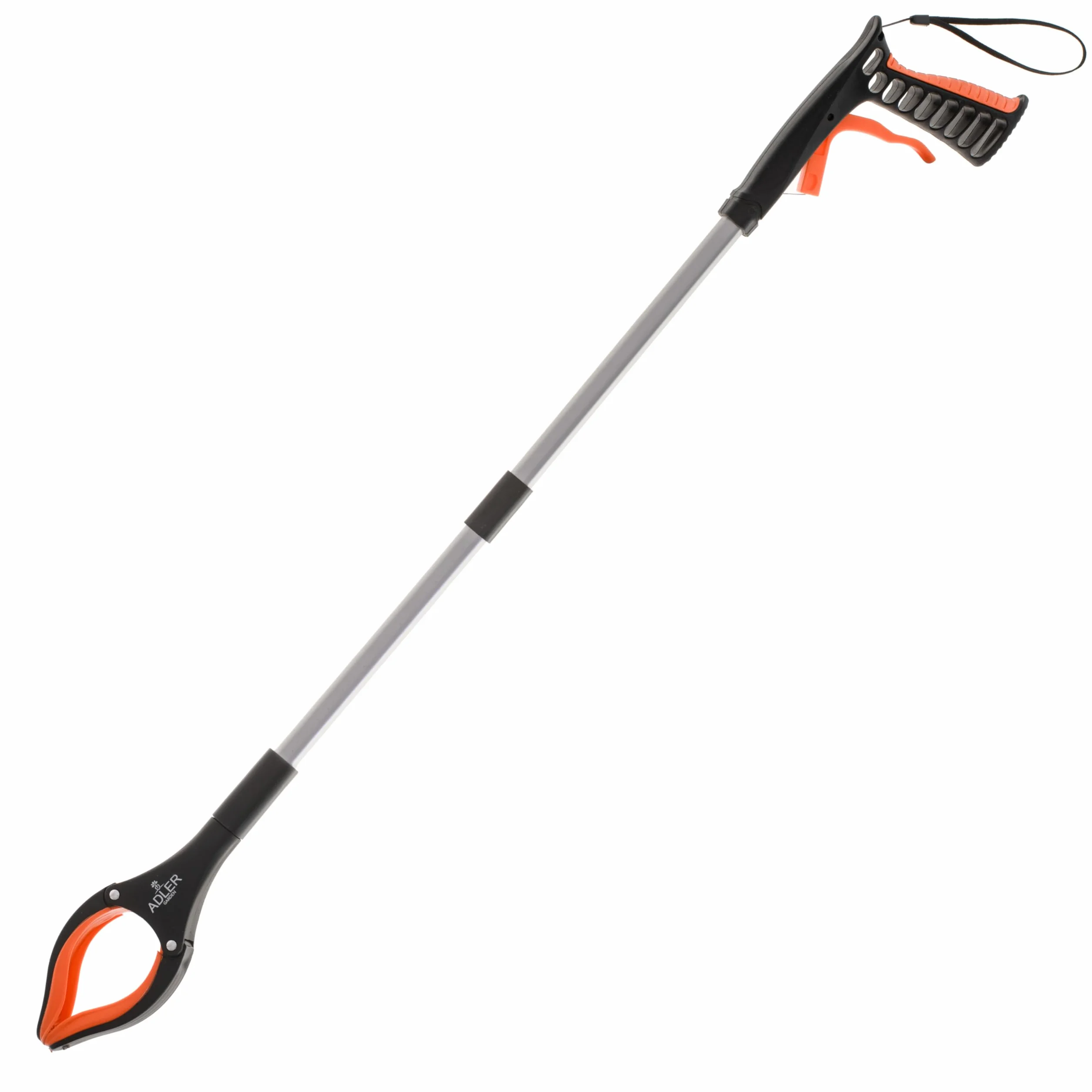 ADLER EUROPE Szczypce chwytające, 81 cm, aluminiowe szczypce chwytakowe dla osób starszych, pomoc w chwytaniu, podnoszeniu, zbieraniu odpadów, usprawnienie dla osób niepełnosprawnych, AD6804