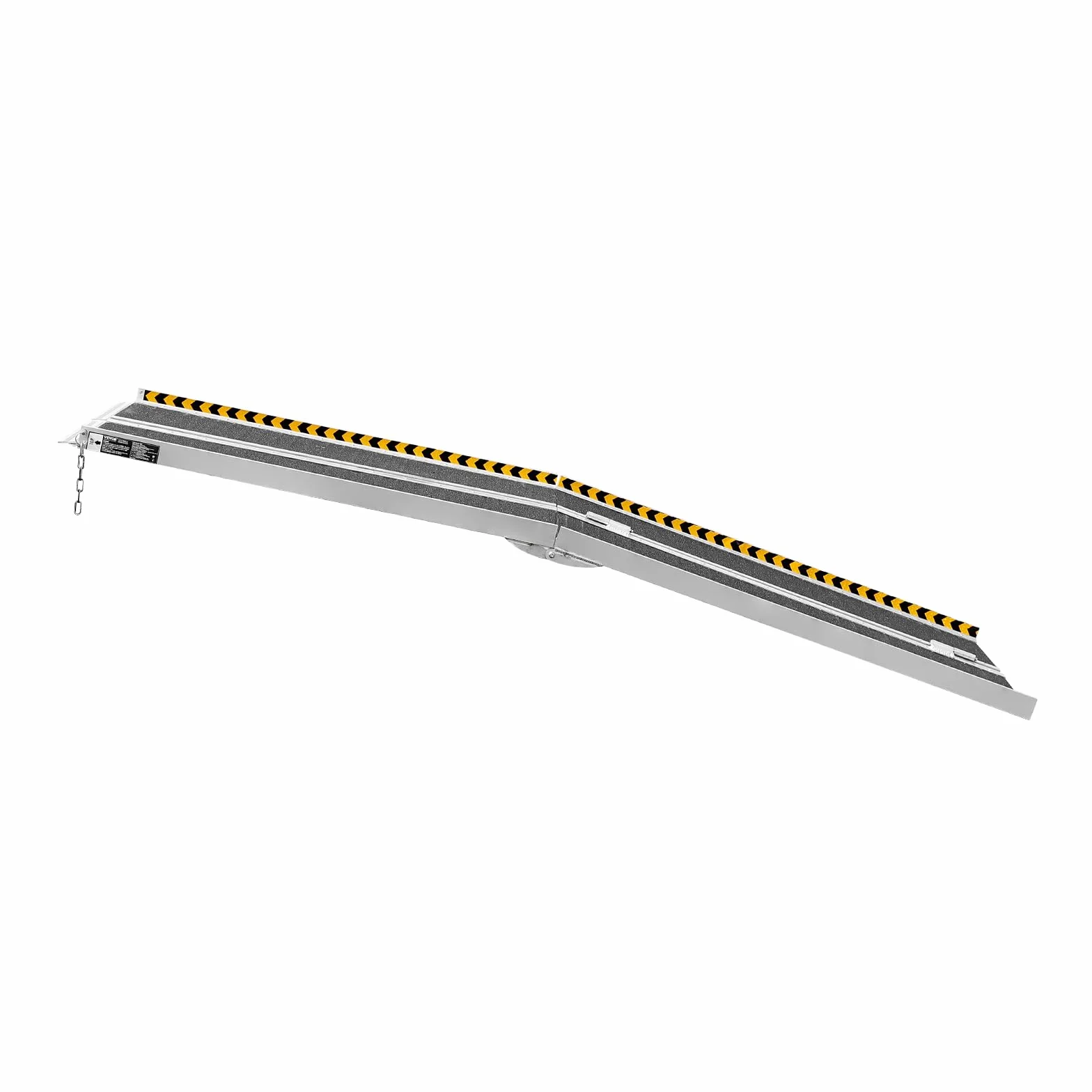 VEVOR Rampa dla wózków inwalidzkich, przenośna składana rampa progowa, 213,36 cm, aluminiowa rampa do skutera, dla osób niepełnosprawnych, schodów, schodów, krawędzi drzwi