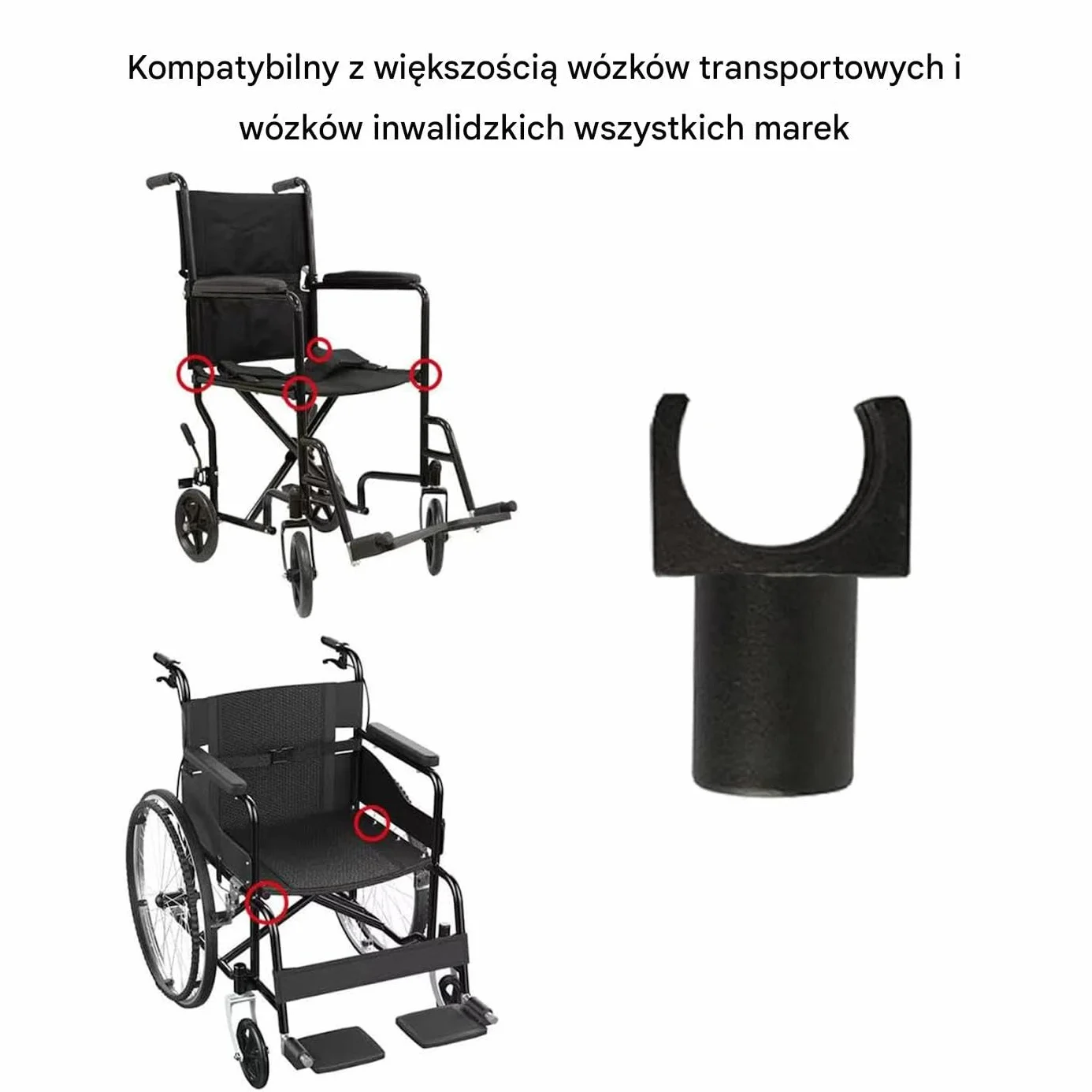 Szyna Siedziska Do Wózków Inwalidzkich | 4 Sztuki Części Zamiennych Do Wózków Inwalidzkich,Suwak Wspomagający Kształcie U Do Konserwacji Podróży