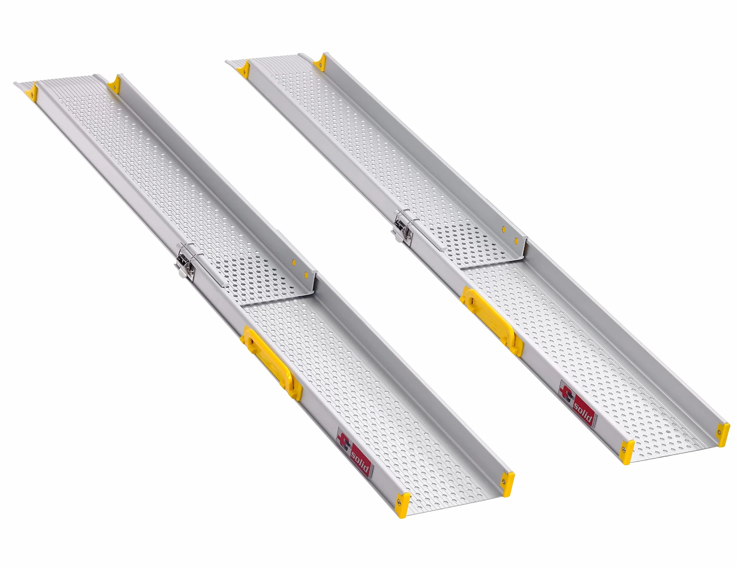Rampa Teleskopowa, Szyna Najazdowa z Aluminium dla Wózków Inwalidzkich, Chodzików lub Wózków Dziecięcych, Rampa na Schody