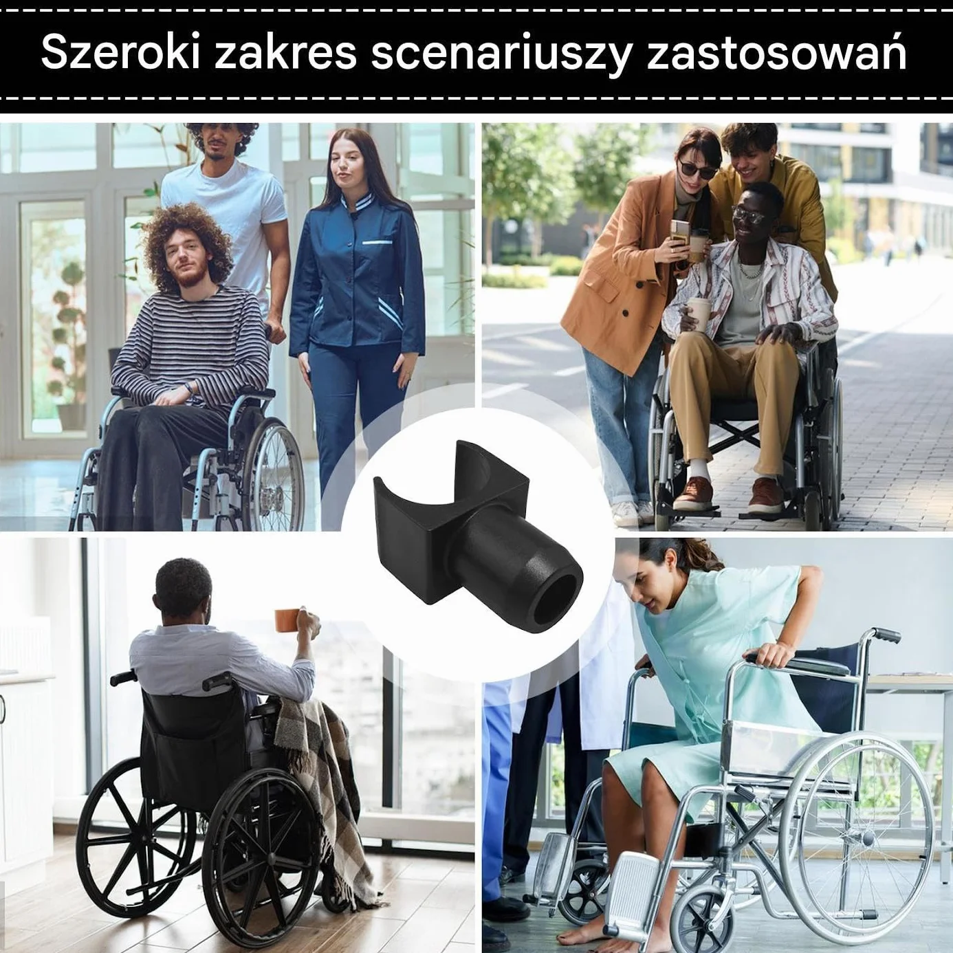 Szyna Siedziska Do Wózków Inwalidzkich | 4 Sztuki Części Zamiennych Do Wózków Inwalidzkich,Suwak Wspomagający Kształcie U Do Konserwacji Podróży