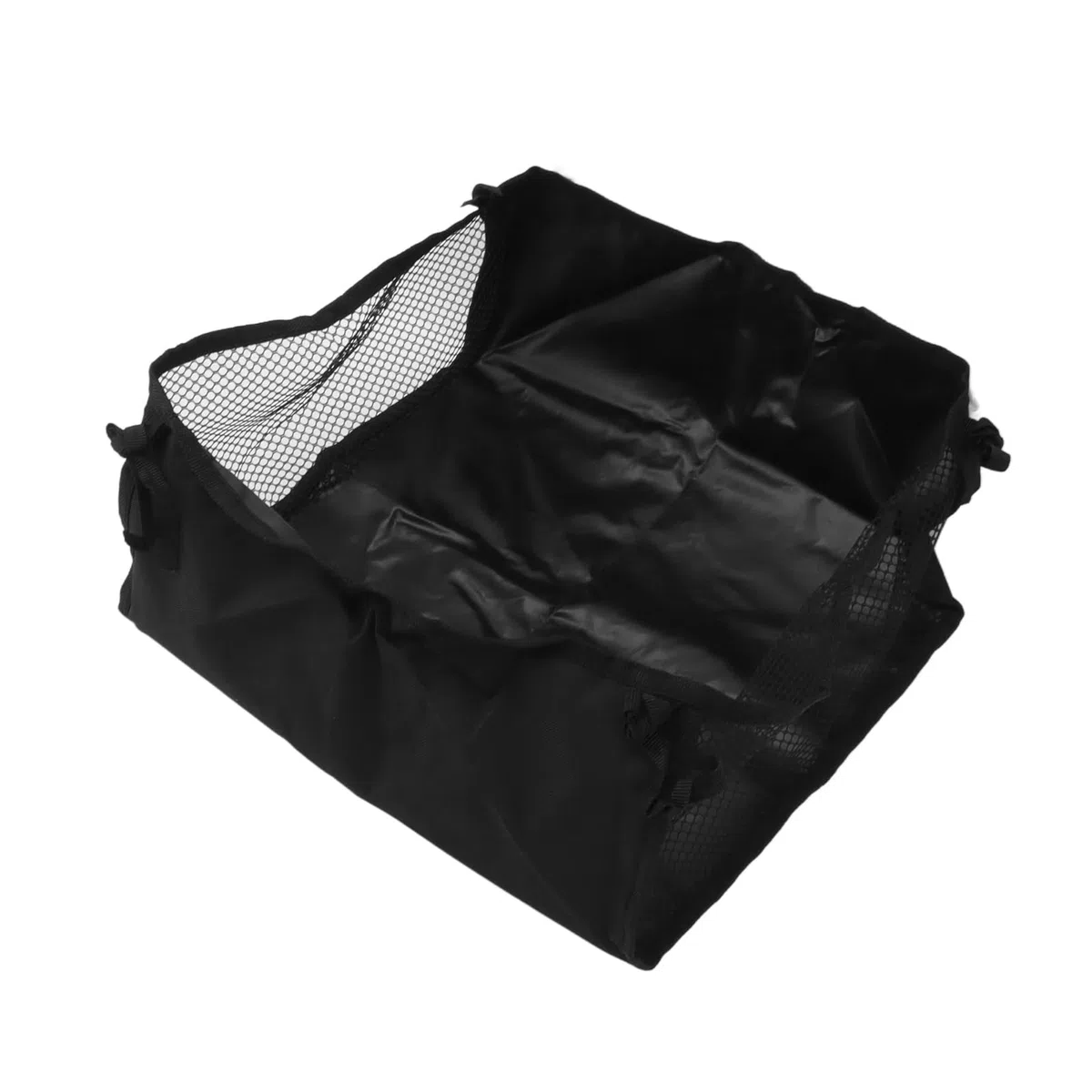 Torba Pod Wózek Inwalidzki 600D z Tkaniny Oxford Ruchomy Kosz Pod Siedzeniem do Wózka Rollator Walker w Kolorze Czarnym